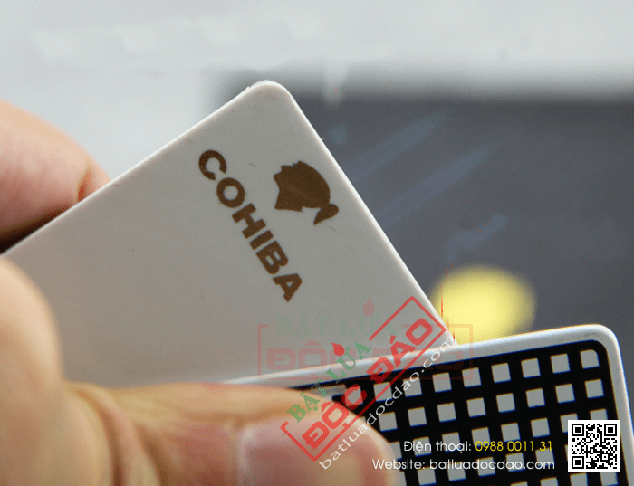 Bật lửa khò hút Cigar (xì gà) chính hãng Cohiba loại 2 tia lửa màu cam - Mã SP: BLH020