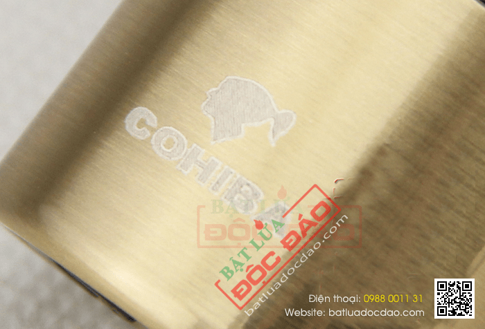 Bật lửa khò hút Cigar (xì gà) cohiba loại 3 tia lửa cực mạnh - Mã SP: BLH086