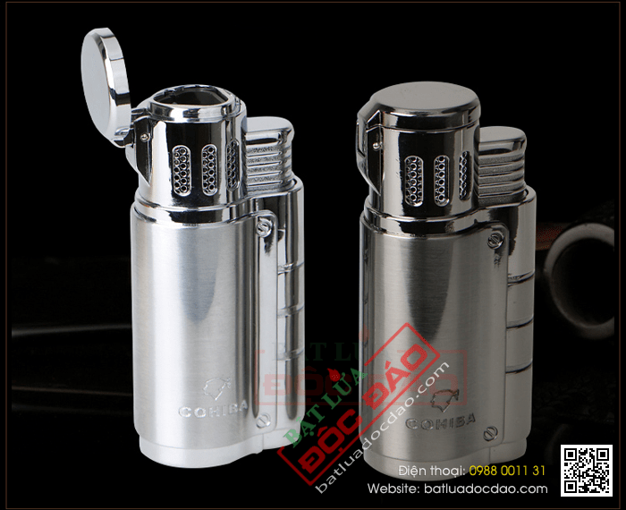 Bật lửa khò hút Cigar (xì gà) Cohiba loại 3 tia lửa cực mạnh - Mã SP: CL116