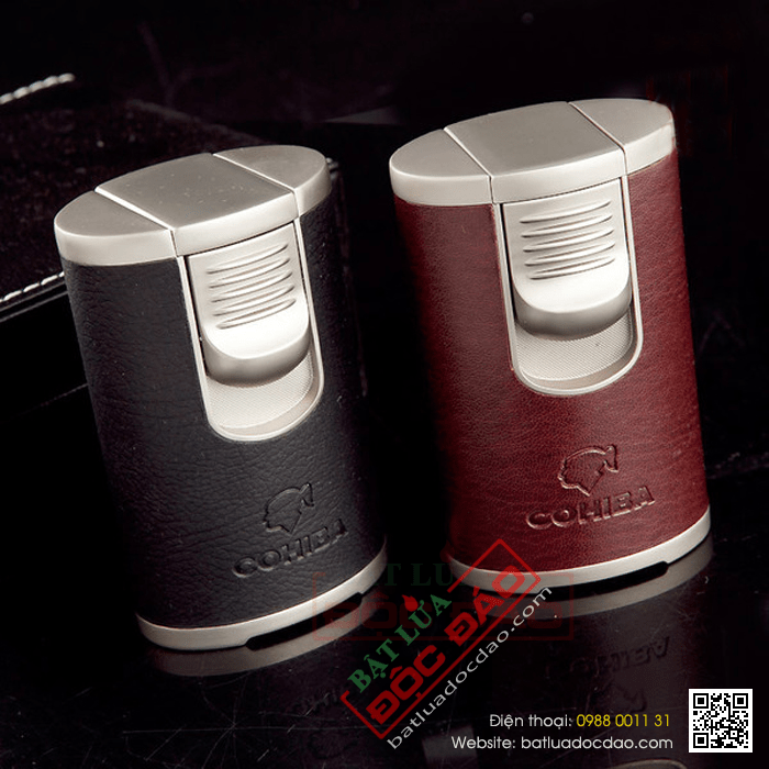 Bật lửa khò hút Cigar (xì gà) Cohiba loại 4 tia lửa cực mạnh - Mã SP: COB003