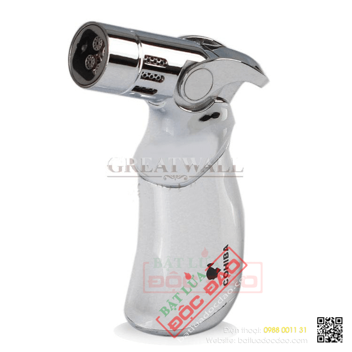 Bật lửa khò hút Cigar (xì gà) Cohiba loại 4 tia lửa khò cực mạnh - Mã SP: COB659