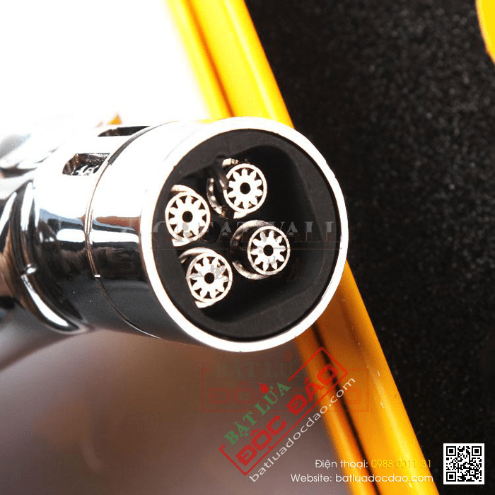 Bật lửa khò hút Cigar (xì gà) Cohiba loại 4 tia lửa khò cực mạnh - Mã SP: COB659