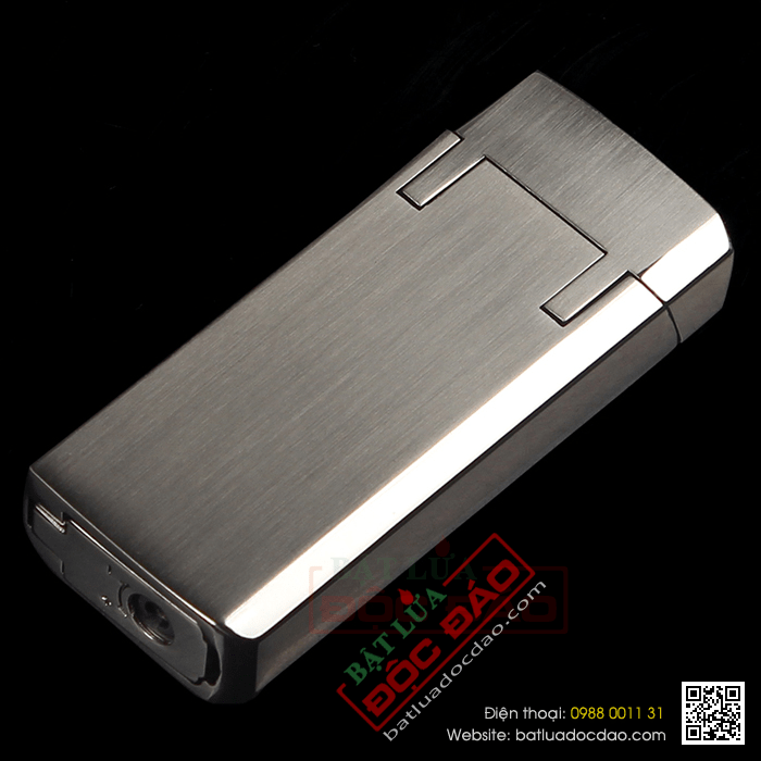 Bật lửa khò hút Cigar (xì gà) Cohiba màu xám 2 tia lửa khò - Mã SP: COB46