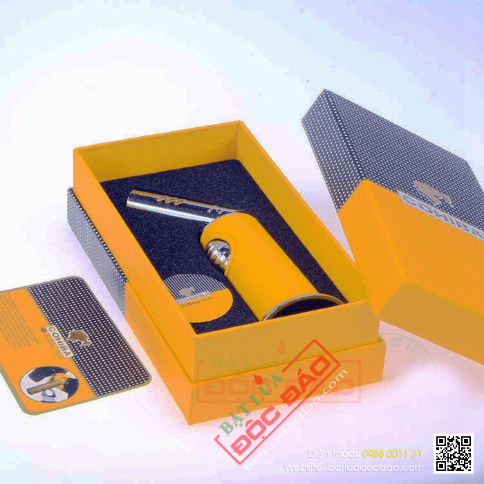 Bật lửa khò hút Cigar (xì gà) để bàn Cohiba chính hãng - Mã SP: COB566