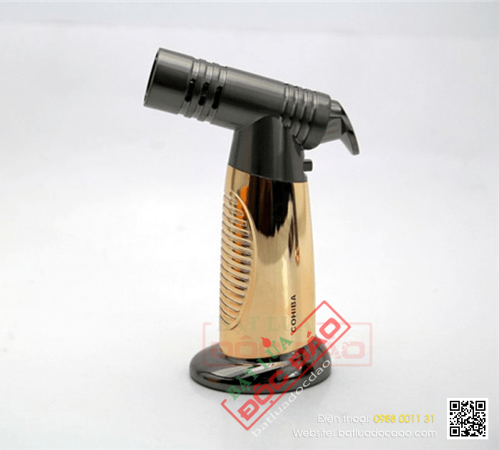 Bật lửa khò xì gà loại để bàn 4 tia Cohiba - Mã SP: COB68