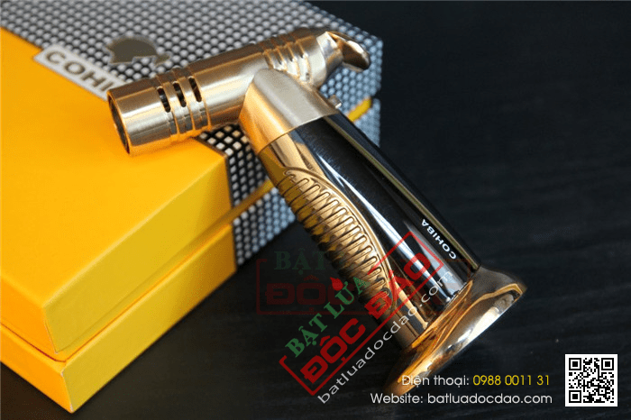 Bật lửa khò xì gà loại để bàn 4 tia Cohiba - Mã SP: COB68