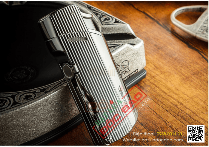Bật lửa khò hút cigar Lubinski 2 tia - Mã SP: LB42