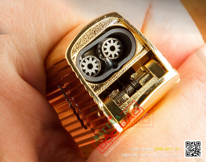 Bật lửa khò hút cigar Lubinski 2 tia - Mã SP: LB42