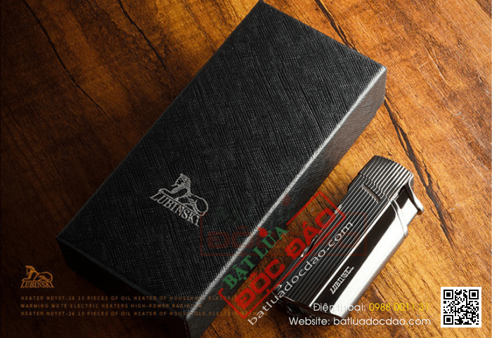 Bật lửa khò hút cigar Lubinski 2 tia - Mã SP: LB42