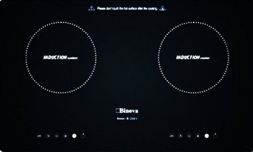 Bếp Từ Binova BI 234 I, Binova BI 234 I Hai Bếp Nấu Riêng Biệt Tinh Tế