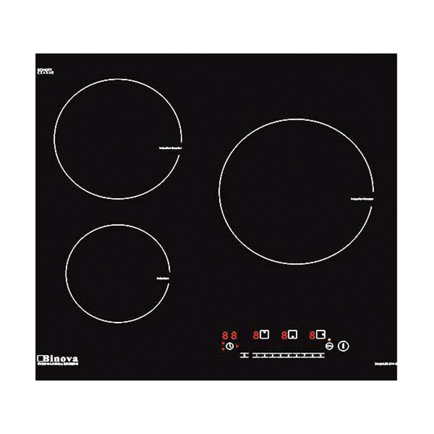 Bếp Từ Binova BI 344 ID, Binova BI 344 ID Ba Vùng Nấu, Tiết Kiệm Điện