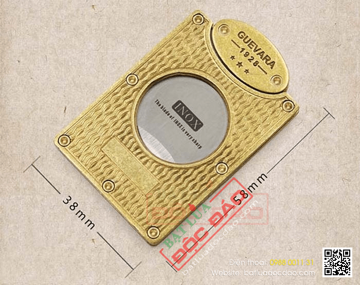 Dao cắt xì gà (cigar) Guevara cao cấp - Mã SP: C98