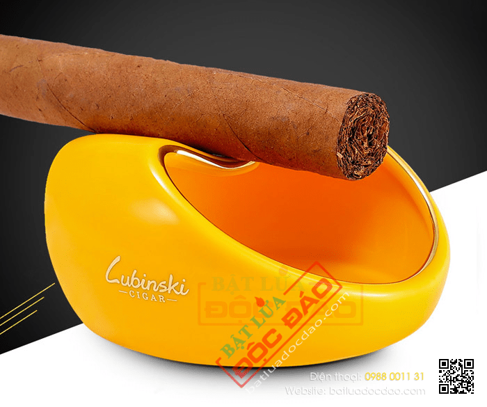 Gạt tàn xì gà (cigar) 1 điếu gốm sứ Cohiba - Mã SP: A03