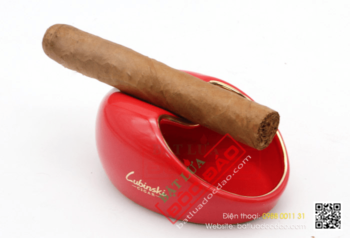 Gạt tàn xì gà (cigar) 1 điếu gốm sứ Cohiba - Mã SP: A03