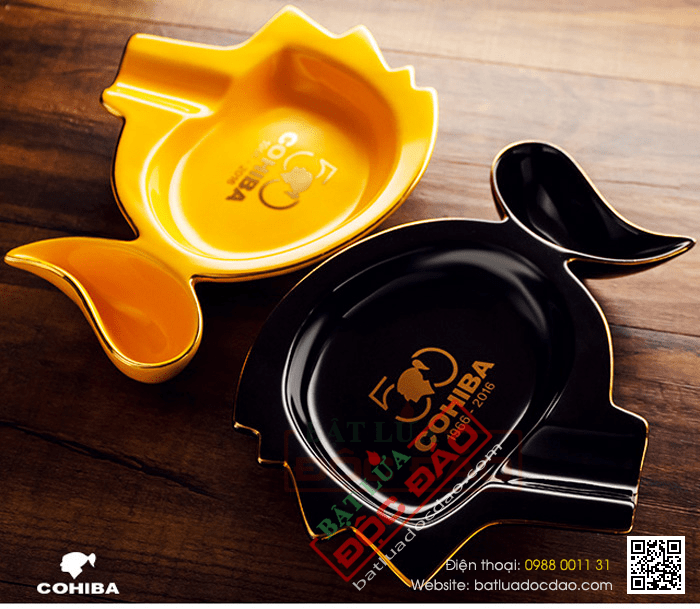 Gạt tàn xì gà (cigar) 1 điếu kèm giá để tẩu Cohiba - Mã SP: G036