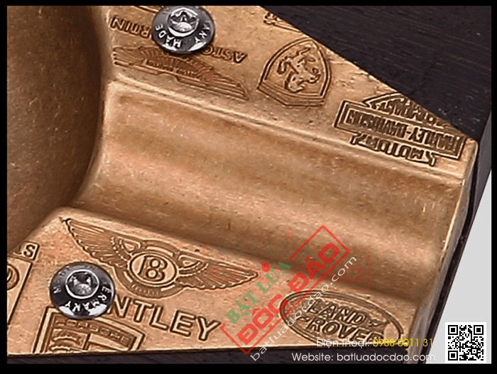 Gạt tàn xì gà (cigar) 2 điếu chính hãng Lubinski - Mã SP: LBG062