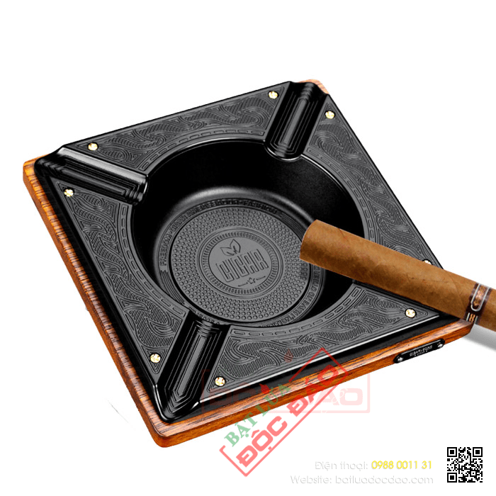 Gạt tàn xì gà (cigar) 4 điếu chính hãng Lubinski - Mã SP: A05