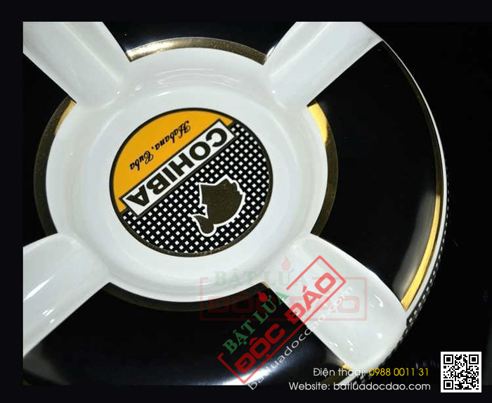 Gạt tàn Cigar (xì gà) Cohiba chất liệu gốm sứ - Mã SP: BLP810 - 3A1