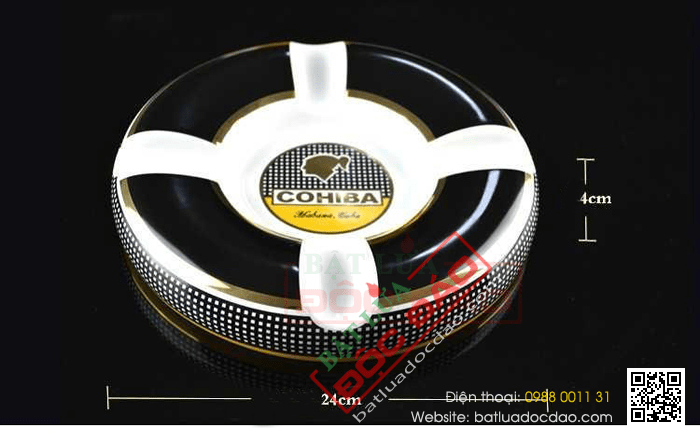Gạt tàn Cigar (xì gà) Cohiba chất liệu gốm sứ - Mã SP: BLP810 - 3A1