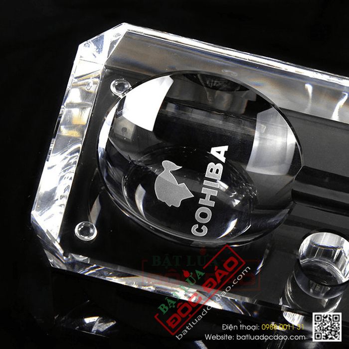 Gạt tàn Cigar (xì gà) Cohiba chất liệu pha lê cao cấp - Mã SP: GT006