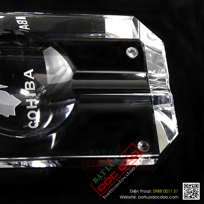 Gạt tàn Cigar (xì gà) Cohiba chất liệu pha lê cao cấp - Mã SP: GT006