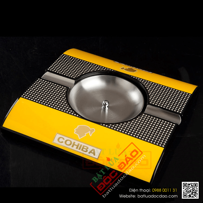 Gạt tàn Cigar (xì gà) Cohiba chính hãng chất liệu thép không gỉ - Mã SP: BL0156