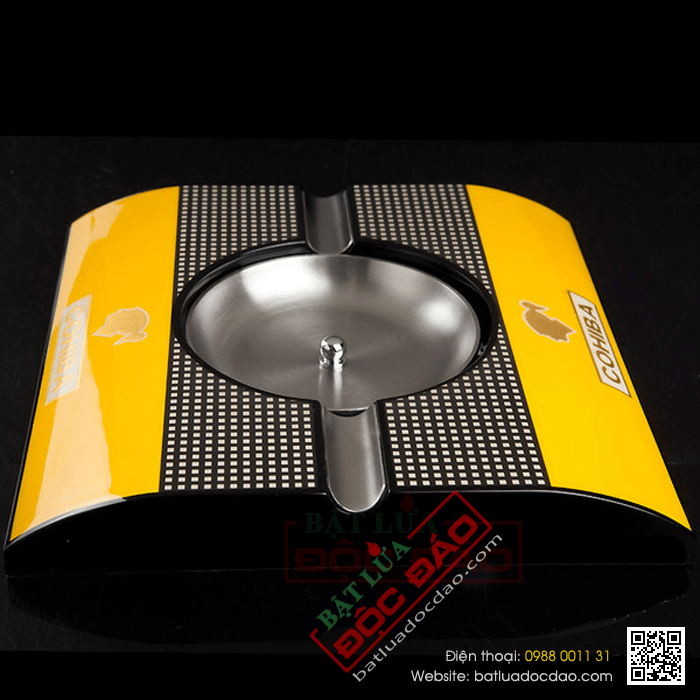 Gạt tàn Cigar (xì gà) Cohiba chính hãng chất liệu thép không gỉ - Mã SP: BL0156