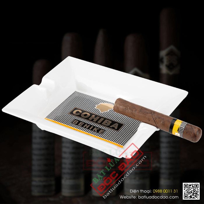Gạt tàn Cigar (xì gà) Cohiba chính hãng loại 2 điếu - Mã SP: 510-4A