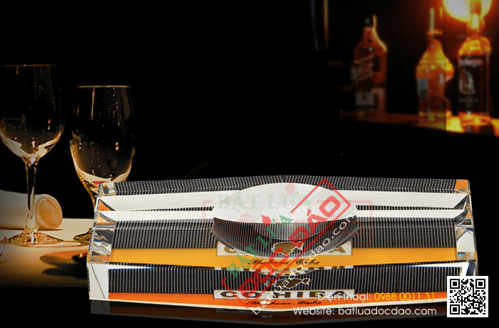 Gạt tàn Cigar (xì gà) Cohiba chính hãng loại 2 điếu - Mã SP: G203