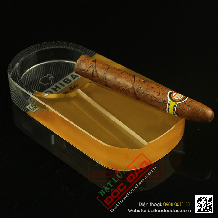 Gạt tàn Cigar (xì gà) Cohiba chính hãng loại 2 điếu - Mã SP: G204