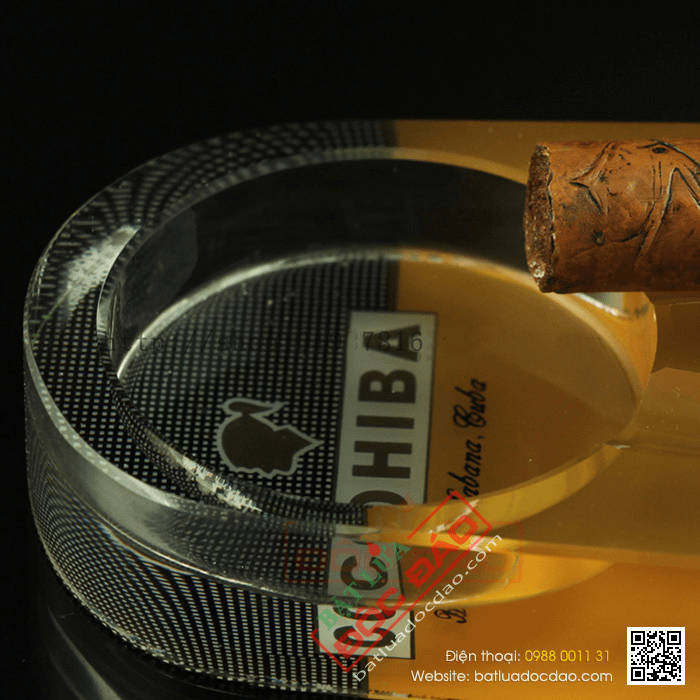 Gạt tàn Cigar (xì gà) Cohiba chính hãng loại 2 điếu - Mã SP: G204