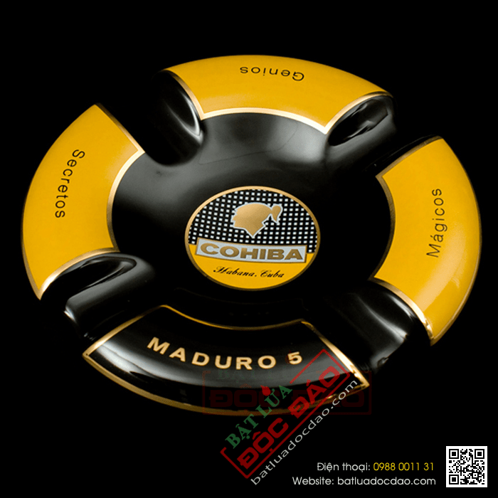 Gạt tàn Cigar (xì gà) Cohiba chính hãng loại 4 điếu - Mã SP: G408
