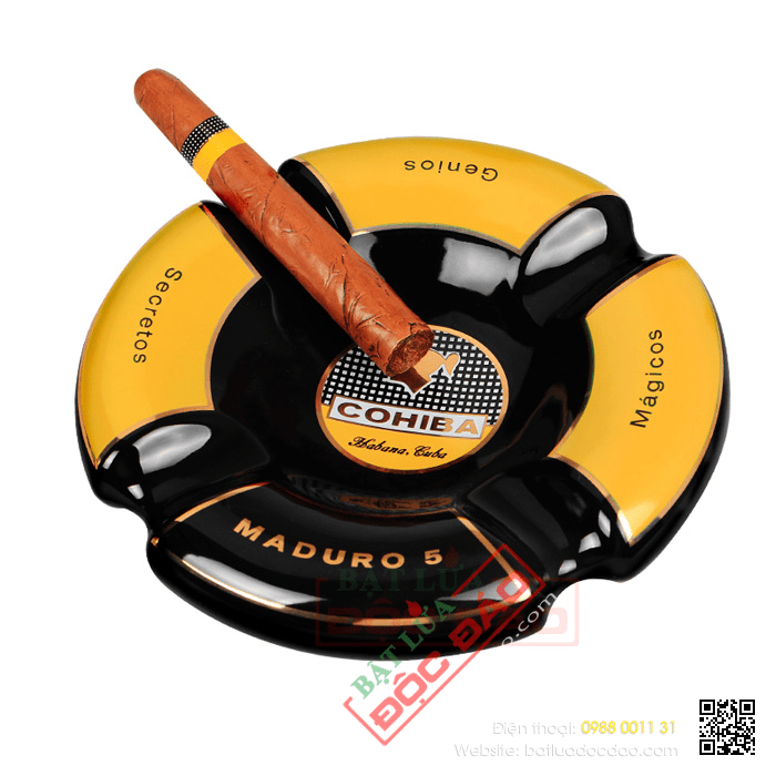 Gạt tàn Cigar (xì gà) Cohiba chính hãng loại 4 điếu - Mã SP: G408