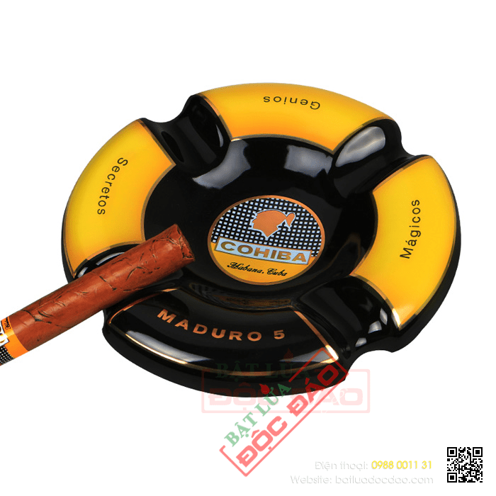 Gạt tàn Cigar (xì gà) Cohiba chính hãng loại 4 điếu - Mã SP: G408