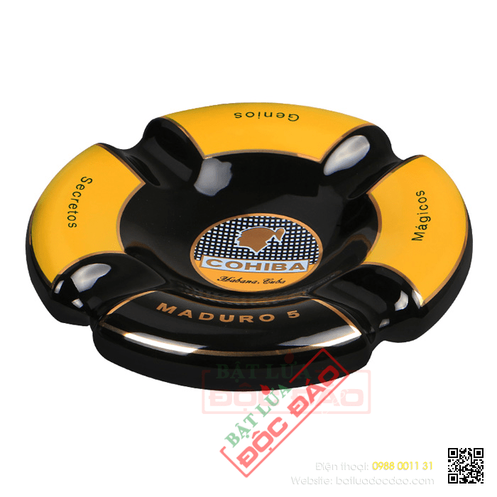 Gạt tàn Cigar (xì gà) Cohiba chính hãng loại 4 điếu - Mã SP: G408