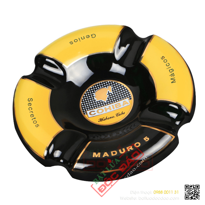 Gạt tàn Cigar (xì gà) Cohiba chính hãng loại 4 điếu - Mã SP: G408