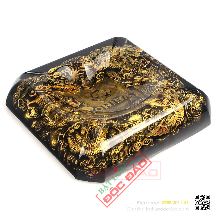 Gạt tàn Cigar (xì gà) Cohiba chính hãng loại 4 điếu - Mã SP: G412B