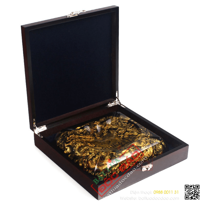 Gạt tàn Cigar (xì gà) Cohiba chính hãng loại 4 điếu - Mã SP: G412B