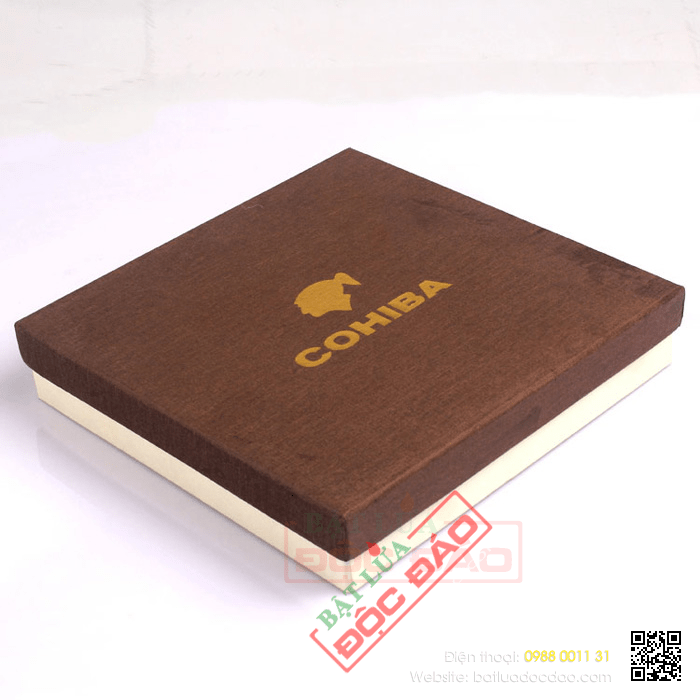 Gạt tàn Cigar (xì gà) Cohiba chính hãng loại 4 điếu - Mã SP: G412B
