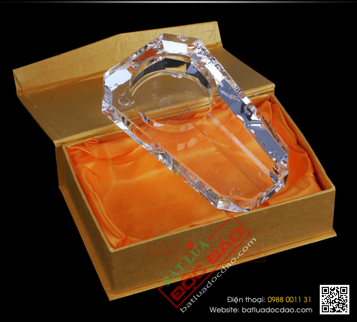 Gạt tàn Cigar (xì gà) Cohiba loại 1 điếu chất liệu pha lê cao cấp - Mã SP: GT001