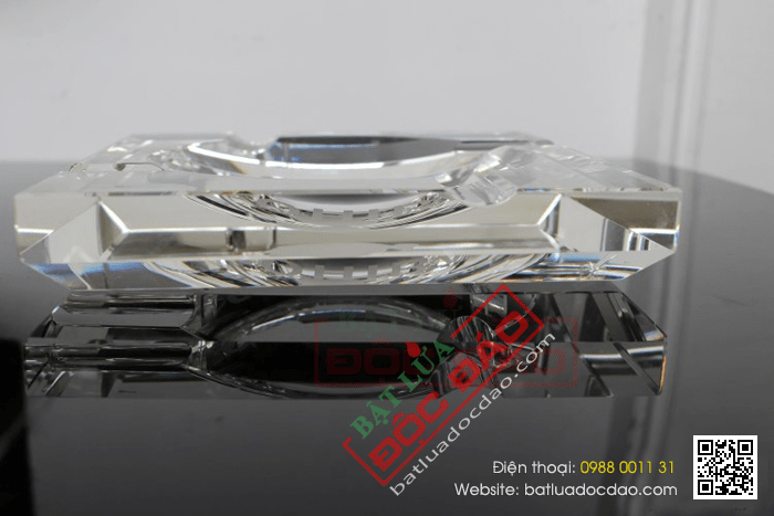 Gạt tàn Cigar (xì gà) Cohiba loại 4 điếu pha lê cao cấp - Mã SP: GT004