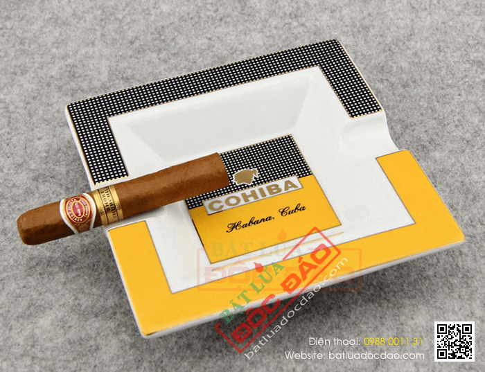 Gạt tàn Cigar (xì gà) Cohiba màu cam chính hãng - Mã SP: P5603A