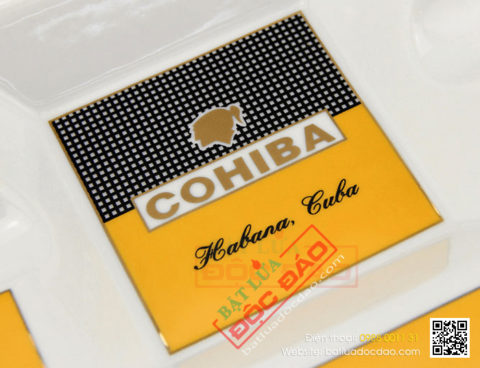 Gạt tàn Cigar (xì gà) Cohiba màu cam chính hãng - Mã SP: P5603A