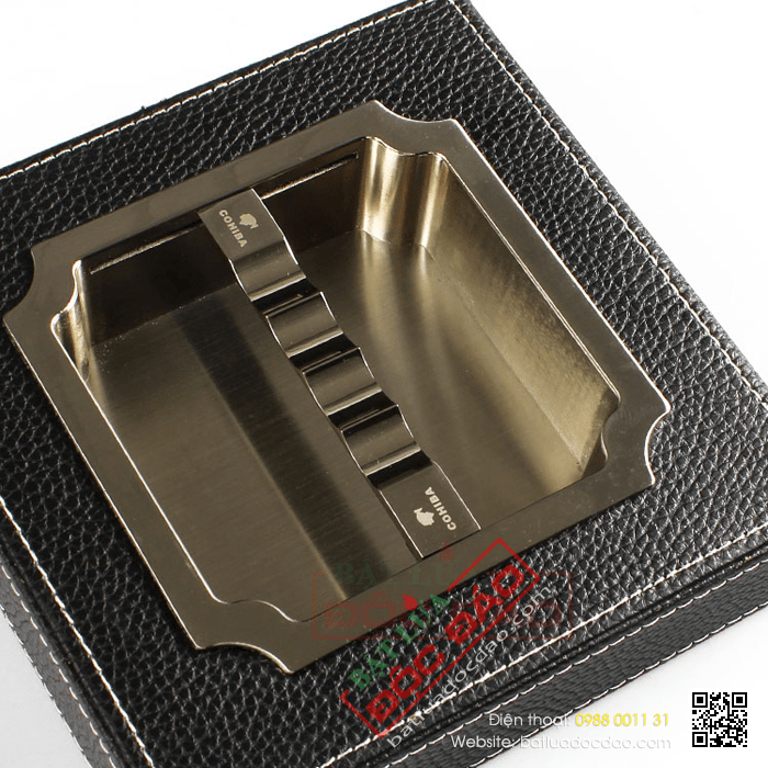 Gạt tàn Cigar (xì gà) Cohiba màu đen chính hãng - Mã SP: AK3702