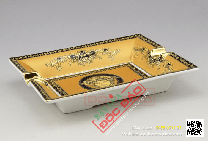 Gạt tàn Cigar (xì gà) màu vàng chính hãng​ - Mã SP: AS900​