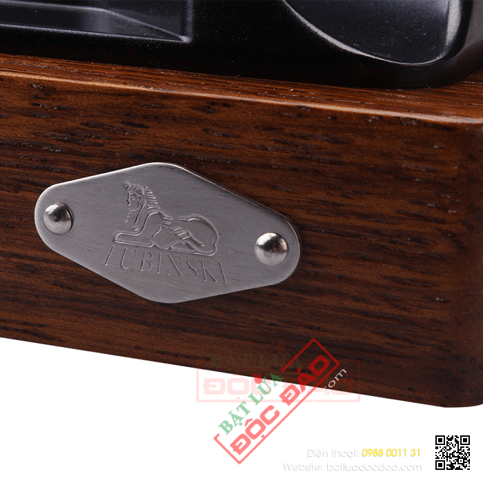 Gạt tàn Cigar (xì gà) Lubinski chất liệu gỗ, kim loại cao cấp - Mã SP: LB071
