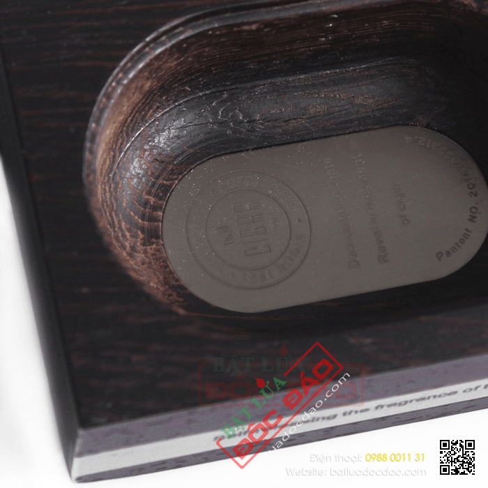 Gạt tàn Cigar (xì gà) Lubinski chính hãng chất liệu gỗ - Mã SP: LB063