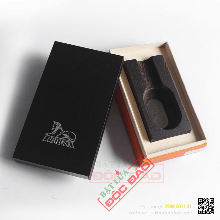 Gạt tàn Cigar (xì gà) Lubinski chính hãng chất liệu gỗ - Mã SP: LB063