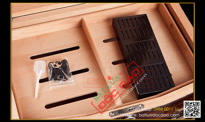 Hộp giữ ẩm Cigar (xì gà) Cohiba cao cấp - Mã SP: H696