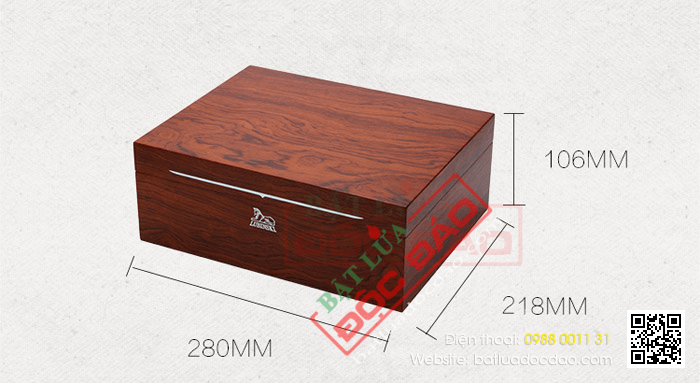 Hộp bảo quản xì gà (cigar) Lubinski chính hãng - Mã SP: RA25